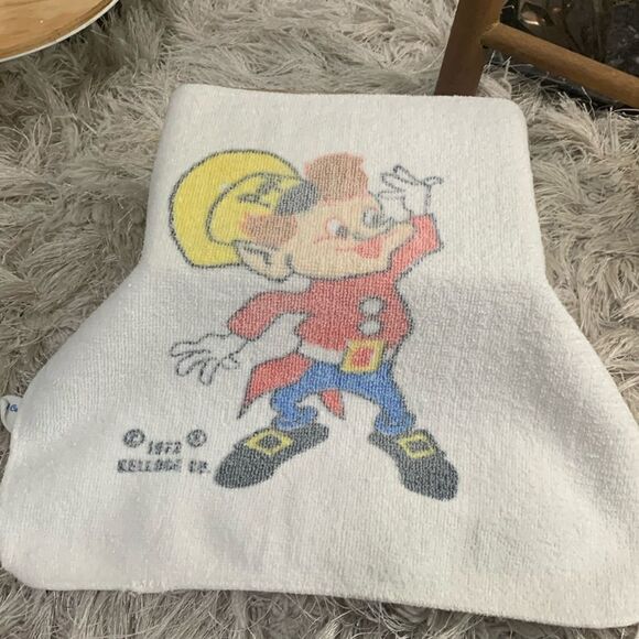 Vintage Kellogg’s Rice Krispies Pop Washcloth - Picture 1 of 17